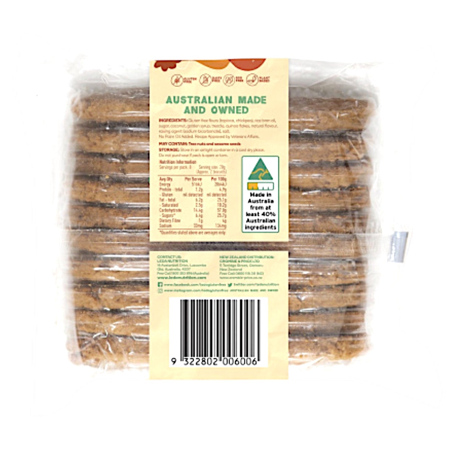 Gluten Free Anzac Biscuits